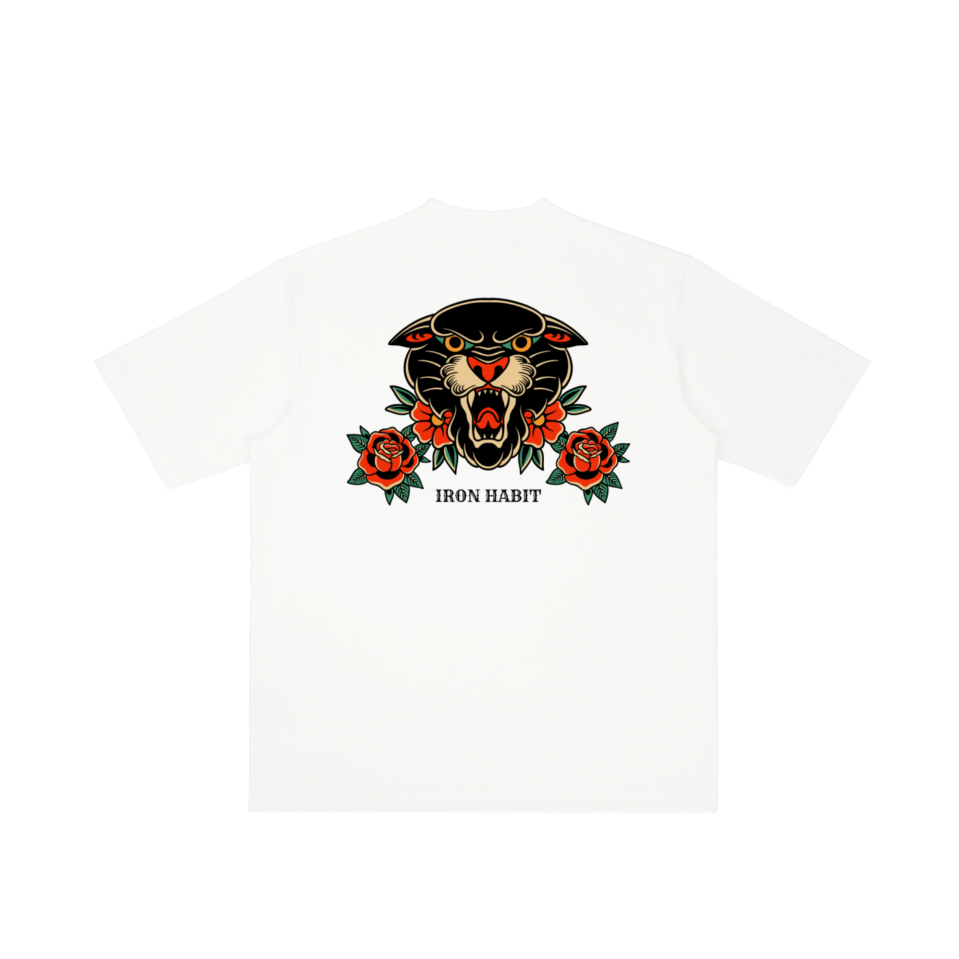 Iron Habit Core HEAVYWEIGHT Tee - Trad Panther
