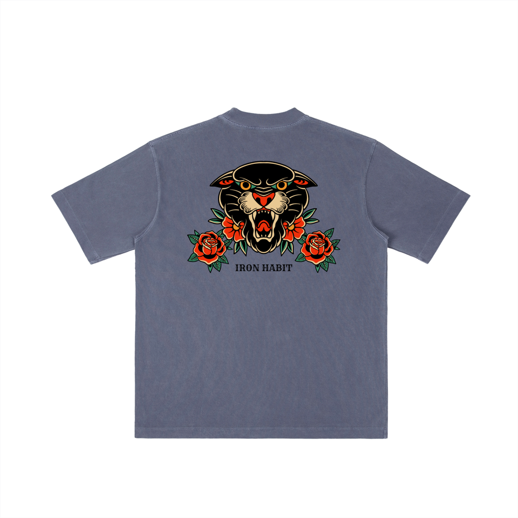 Iron Habit Core HEAVYWEIGHT Tee - Trad Panther