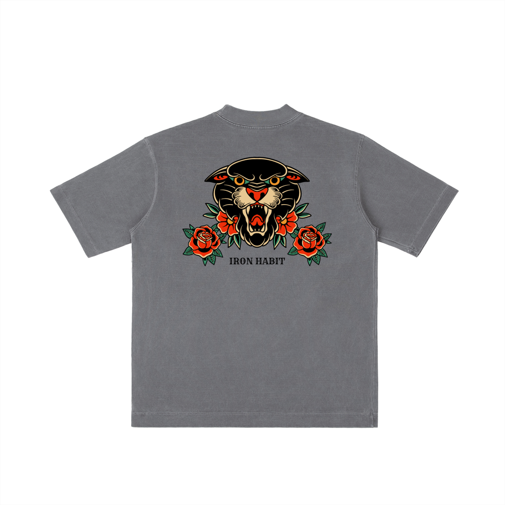 Iron Habit Core HEAVYWEIGHT Tee - Trad Panther