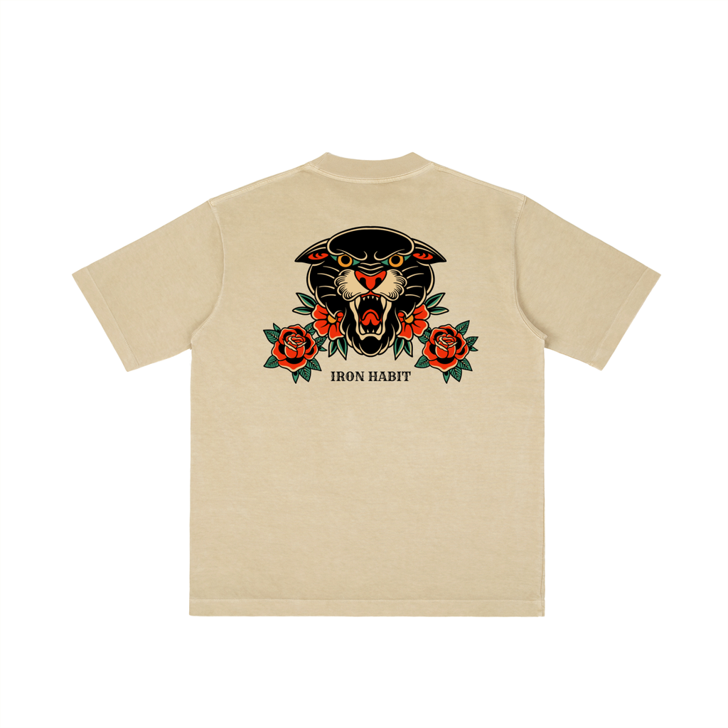 Iron Habit Core HEAVYWEIGHT Tee - Trad Panther