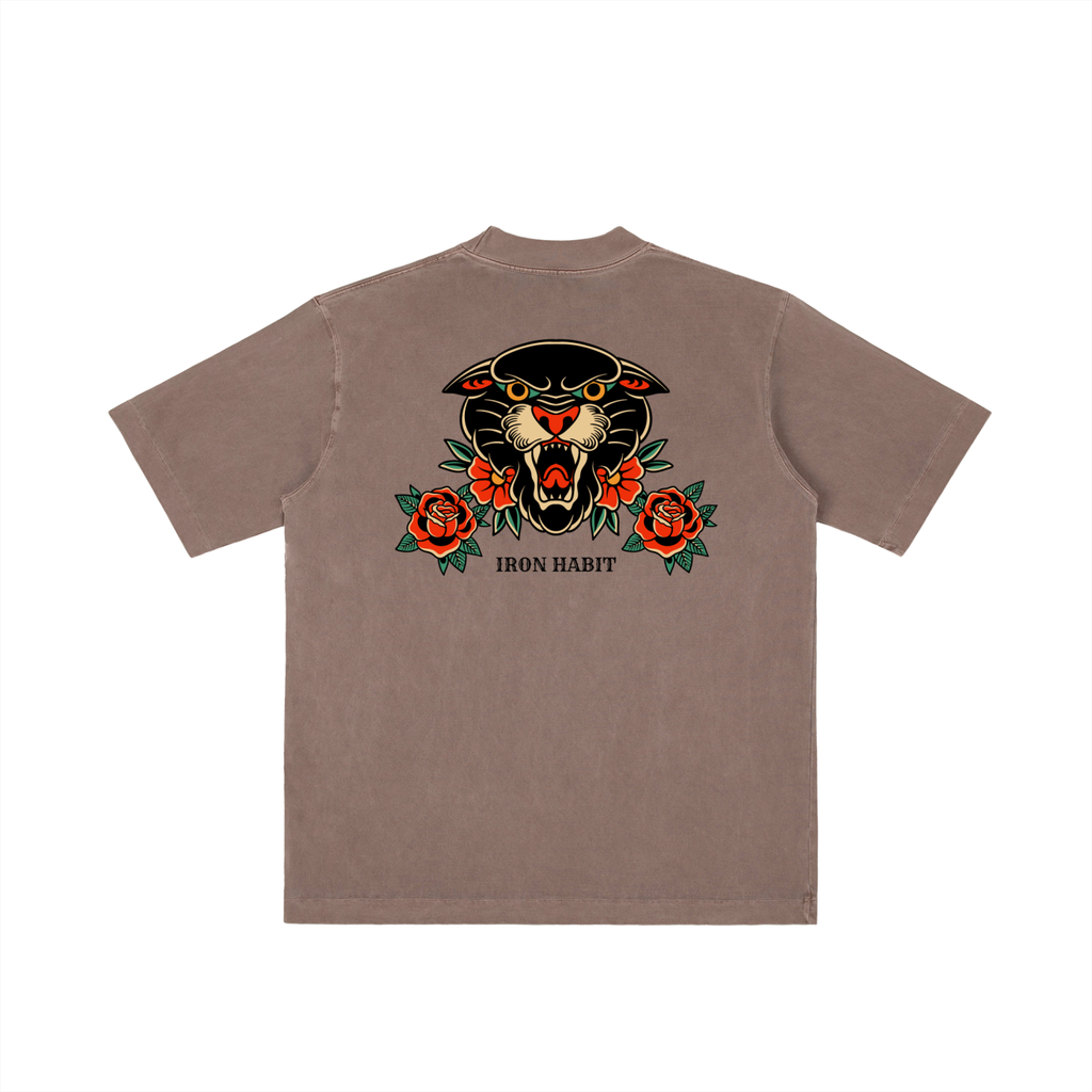 Iron Habit Core HEAVYWEIGHT Tee - Trad Panther
