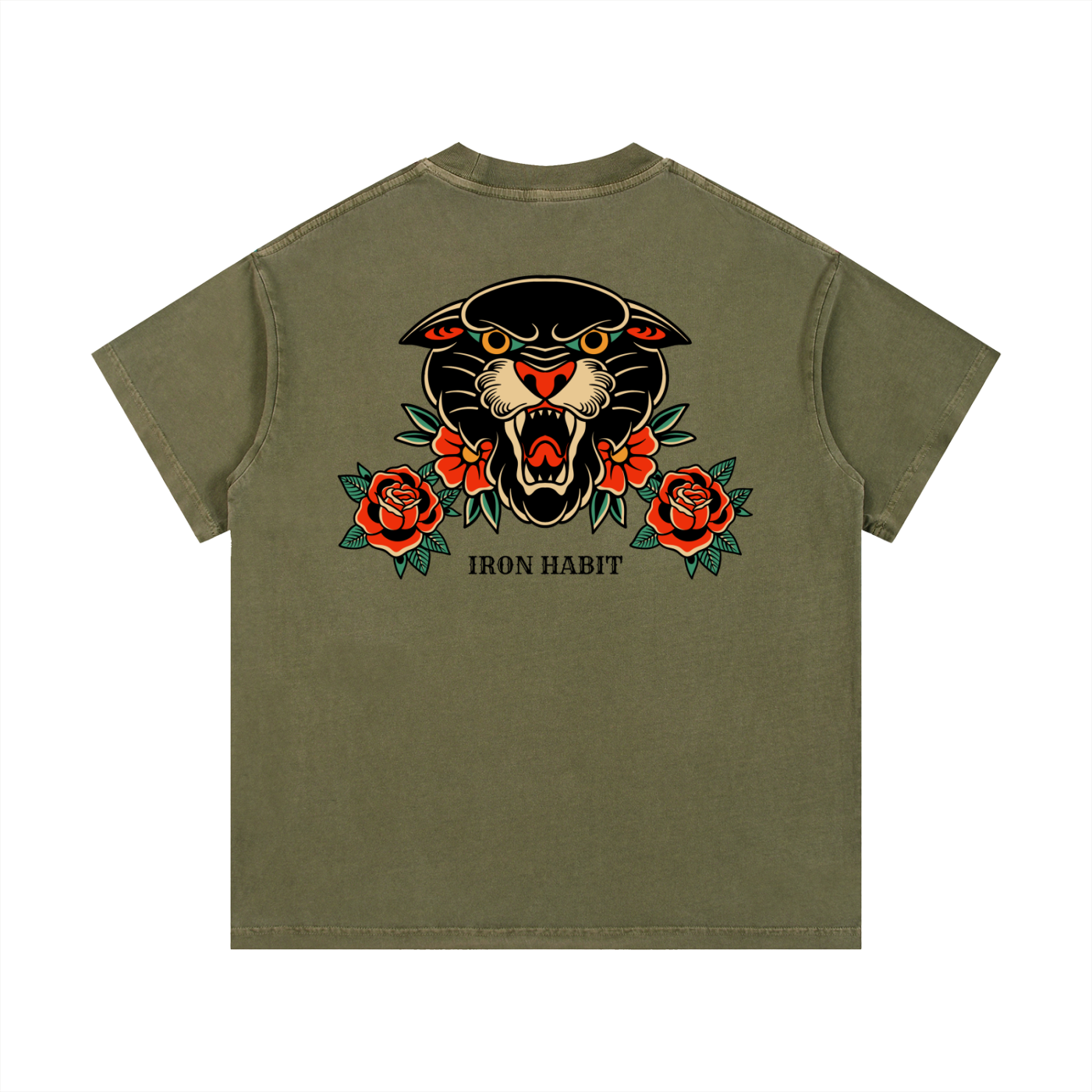 Iron Habit Core Tee - Trad Panther