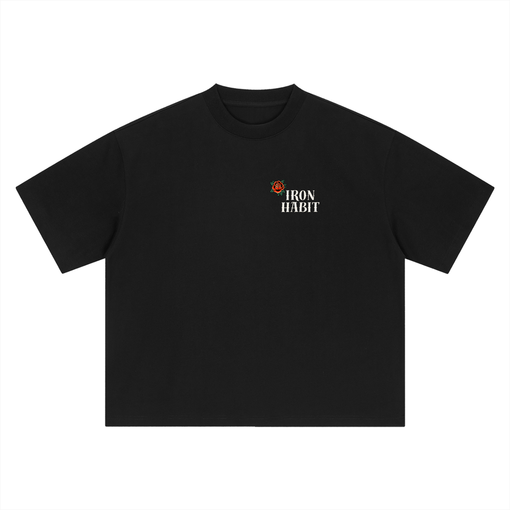 IRON HABIT Oversized Boxy Tee - Tattoos Are Stupid