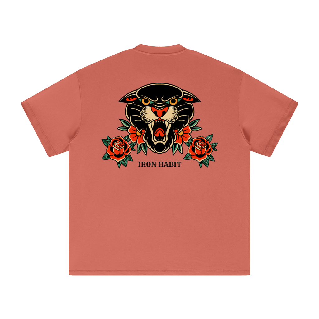 Iron Habit Oversized Tee - Trad Panther