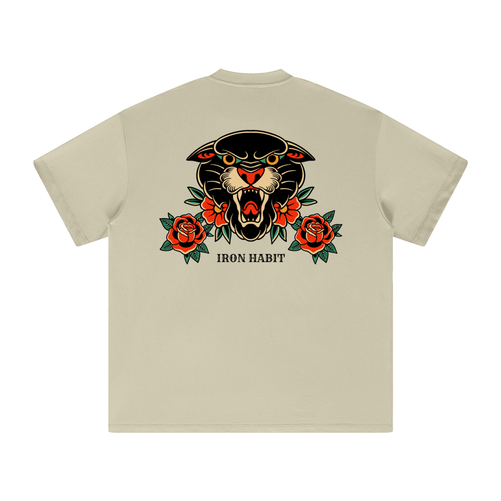Iron Habit Oversized Tee - Trad Panther